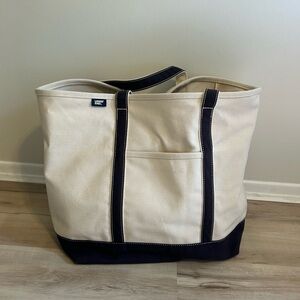 Lands’ End Large Canvas Tote Bag